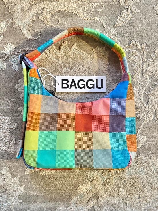 BAGGU Handbags - BAGGU Mini Nylon Shoulder Bag - Madras